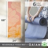 image:imageGaiam Yoga Mat  Premium 6mm Print Reversible Extra Thick Non Slip Exercise amp Fitness Mat for All Types of Yoga Pilates amp Floor Workouts 68 x 24 x 6mm ThickDahlia Grains