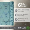 image:imageGaiam Yoga Mat  Premium 6mm Print Reversible Extra Thick Non Slip Exercise amp Fitness Mat for All Types of Yoga Pilates amp Floor Workouts 68 x 24 x 6mm ThickMandala Trance