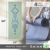 image:imageGaiam Yoga Mat Classic Print 4mm NonSlip Mat  Lightweight 4mm print yoga mat with nonslip grip Ideal for yoga Pilates amp floor workouts at home or studioFijian Dream