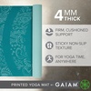 image:imageGaiam Yoga Mat Classic Print 4mm NonSlip Mat  Lightweight 4mm print yoga mat with nonslip grip Ideal for yoga Pilates amp floor workouts at home or studioUnder the Sea
