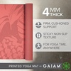 image:imageGaiam Yoga Mat Classic Print 4mm NonSlip Mat  Lightweight 4mm print yoga mat with nonslip grip Ideal for yoga Pilates amp floor workouts at home or studioTropical Sunrise