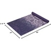 image:imageGaiam Yoga Mat Classic Print 4mm NonSlip Mat  Lightweight 4mm print yoga mat with nonslip grip Ideal for yoga Pilates amp floor workouts at home or studioPurple Lattice