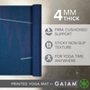 image:imageGaiam Yoga Mat Classic Print 4mm NonSlip Mat  Lightweight 4mm print yoga mat with nonslip grip Ideal for yoga Pilates amp floor workouts at home or studioMoonlit Tide