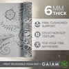 image:imageGaiam Yoga Mat Premium Print Reversible Extra Thick Non Slip Exercise amp Fitness Mat for All Types of Yoga Pilates amp Floor Workouts Celestial Dove 6mm
