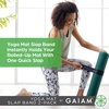 image:imageGaiam Yoga Mat Slap Band  SlapOn trap for Easy Storage amp Travel  Durable Snap Band Fits Most Rolled Yoga Pilates amp Exercise Mats