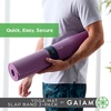 image:imageGaiam Yoga Mat Slap Band  SlapOn trap for Easy Storage amp Travel  Durable Snap Band Fits Most Rolled Yoga Pilates amp Exercise Mats