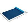 image:imageGaiam Yoga Mat Solid Color NonSlip 6mm  DualColor Reversible  Sticky NonSlip Surface  68L x 24W  Yoga Pilates amp Floor WorkoutsNavyBlue