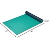 image:imageGaiam Yoga Mat Solid Color NonSlip 6mm  DualColor Reversible  Sticky NonSlip Surface  68L x 24W  Yoga Pilates amp Floor WorkoutsVibrant Viridian