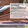 image:imageGaiam Yoga Mat Towel NonSlip Microfiber Black  MatSized Fit  QuickDry Microfiber  NonSlip Silicone Bottom  Machine Washable  Hot Yoga amp Pilates  68x24Mulberry