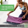image:imageGaiam Yoga Mat Towel NonSlip Microfiber Black  MatSized Fit  QuickDry Microfiber  NonSlip Silicone Bottom  Machine Washable  Hot Yoga amp Pilates  68x24Heron Lilac