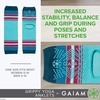 image:imageGaiam Yoga Sock Anklets  Grippy Leg Warmer Ankle Socks for Yoga Barre Pilates Dance AerobicsBermuda Blue