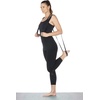 image:imageGaiam Yoga Strap Premium Athletic Stretch Band with Adjustable Metal DRing Buckle Loop  Exercise amp Fitness Stretching for Yoga Pilates Physical Therapy Dance Gym WorkoutsBlack 8ft