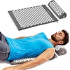 image:imageGaiam Acupressure Mat amp Pillow Set Neck Shoulder amp Back  AcupunctureStyle Stimulation  Neck Shoulder amp Back Tension  MultiPoint Pressure  Home Relaxation Use