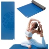 image:imageGaiam DryGrip Yoga Mat NonSlip Hot Yoga  Sweatresistant drygrip surface stays nonslip even in hot yoga Cushioned support for floor workoutsBlue