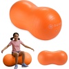 image:imageGaiam Kids Peanut Ball Chair Flexible Seating for Classroom  Active Bounce Seat  Wiggly Kids  Core Engagement  Ball ChairOrange