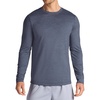 image:imageGaiam Mens Breathe Ease Long Sleeve Crewneck Top Standard Fit Stretch Heavyweight MaterialCool Grey Heather