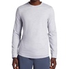 image:imageGaiam Mens Breathe Ease Long Sleeve Crewneck Top Standard Fit Stretch Heavyweight MaterialSleet Heather