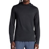 image:imageGaiam Mens Everyday Basic Cowl Neck Hoodie Standard Fit Stretch Midweight MaterialBlack Heather