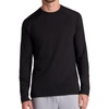 image:imageGaiam Mens Long Sleeve Crewneck Top Standard Fit Stretch Midweight MaterialBlack  Bliss Balance