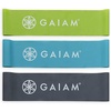 image:imageGaiam Restore Loop Band KitSet of 3 Light MediumHeavy Lower Body Loop Resistance Bands for Legs and Booty Exercises amp Workouts15x 4Bands15 x 4 Bands