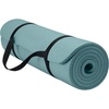 image:imageGaiam Thick Yoga Mat Exercise amp Fitness Mat with EasyCinch Carrying Strap  NonSlip NBR Foam  Joint Cushioning  Yoga Pilates Fitness amp Floor Workouts  72L x 24WBalsam