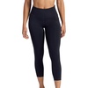 image:imageGaiam Womens Om HighRise Pocket Capri Pant Slim Cropped Fit 22 Inseam MoistureWickingBlack Tap Shoe