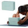 image:imageGaiam Yoga Block  Supportive LatexFree Eva Foam  Soft NonSlip Surface with Beveled Edges for Yoga Pilates MeditationCool Mint
