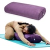 image:imageGaiam Yoga Bolster Pillow Supportive Cushion for Restorative Yoga  Firm cottonfilled bolster supports stretching amp restorative poses Carry handle washable cover yoga propPurple