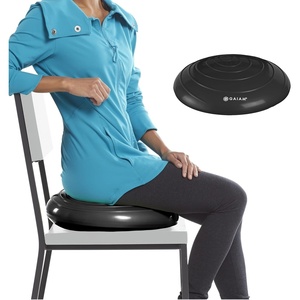 image:imageGaiam Balance Disc Wobble Cushion 16 Core Stability Seat  16 Diameter  Home amp Office Chair Use  Kids Wiggle Seat  Core Stability Training  NonSlip BaseBlack