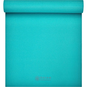 image:imageGaiam Essentials 14 Thin 6mm Yoga amp Pilates Fitness amp Exercise Mat with EasyCinch Carrier Strap Cusion Support For Fitness and Gym WorkoutsTeal