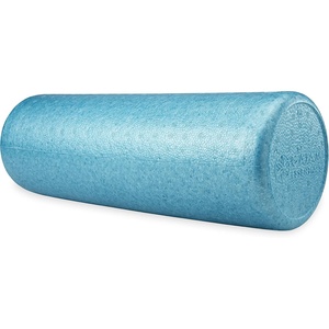 image:imageGaiam Essentials Foam Roller High Density Firm Deep Tissue Muscle Massager for Back Pain amp Sore Muscles18 Inch  Teal