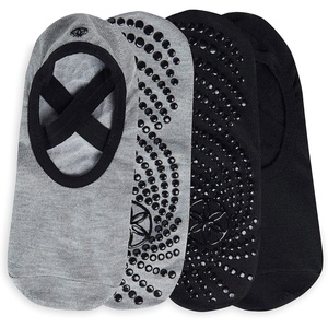 image:imageGaiam Grippy Studio Yoga Socks NonSlip OpenToe One Size  Toeless Design  Silicone Dot Grip  Yoga Pilates amp Barre  TravelReady  Fits Womens Shoe 510Dovetail