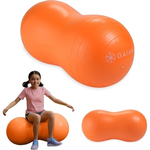 image:imageGaiam Kids Peanut Ball Chair Flexible Seating for Classroom  Active Bounce Seat  Wiggly Kids  Core Engagement  Ball ChairOrange