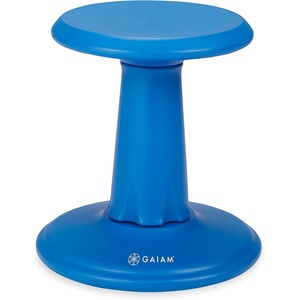 image:imageGaiam Kids Wobble Stool Desk Chair Flexible Seating  Wobble Stool for Active Classroom Seating  Core Engagement Balance amp Focus  Adjustable Height  Home amp SchoolBlue