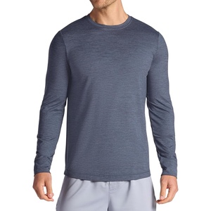 image:imageGaiam Mens Breathe Ease Long Sleeve Crewneck Top Standard Fit Stretch Heavyweight MaterialCool Grey Heather
