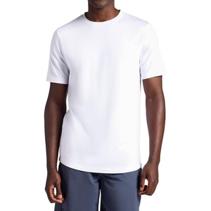 image:imageGaiam Mens Breathe Ease Short Sleeve Crewneck Top Standard Fit Stretch Heavyweight Performance MaterialStark White