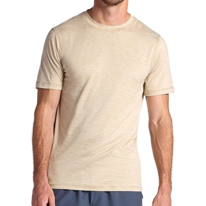 image:imageGaiam Mens Everyday Basic Crewneck Top Standard Fit Stretch Midweight MaterialBrown
