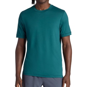 image:imageGaiam Mens Everyday Basic Crewneck Top Standard Fit Stretch Midweight MaterialDeep Teal