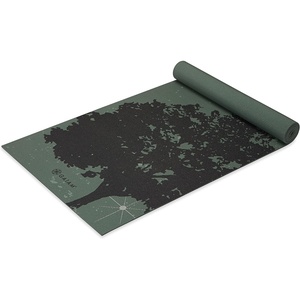 image:imageGaiam Premium Yoga Mat 6mm Thick Print Mat  Premium 6mm thick cushioning for joint support Nonslip print design for yoga Pilates amp floor workoutsLuminary