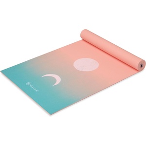 image:imageGaiam Premium Yoga Mat 6mm Thick Print Mat  Premium 6mm thick cushioning for joint support Nonslip print design for yoga Pilates amp floor workoutsPastel Moon Phases