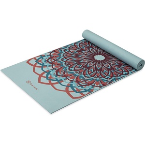 image:imageGaiam Premium Yoga Mat 6mm Thick Print Mat  Premium 6mm thick cushioning for joint support Nonslip print design for yoga Pilates amp floor workoutsSantorini