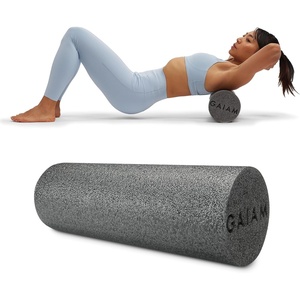 image:imageGaiam Restore Foam Roller Muscle Recovery 18 Grey  HighDensity EVA Foam  Deep Tissue Massage  Pre amp PostWorkout Muscle Recovery  Multiple Sizes  Home amp Gym