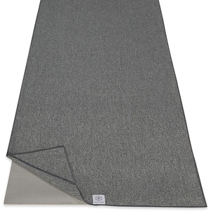 image:imageGaiam StayPut Yoga Mat Towel NonSlip Corner Pockets  Corner Pocket Anchors  Microfiber NonSlip  QuickDry  Hot Yoga Bikram amp Pilates  MatSizedGrey