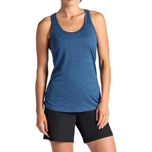 image:imageGaiam Womens Jenna Marled Scoopneck Tank Top Relaxed Fit Stretch Lightweight MaterialMoonlit Ocean Heather