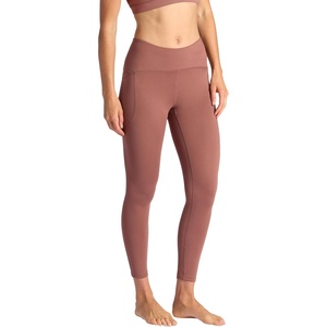 image:imageGaiam Womens Om HighRise Activate 78 Legging Slim Fit 25 Inseam MoistureWickingCafe Mocha