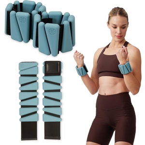 image:imageGaiam Wrist and Ankle Weights Wearable Bracelet to Strengthen Tone amp Sculpt Adjustable Ankle Weights for Women amp Men for Yoga Dance Pilates Barre Cardio Home amp Gym UseSeafoam