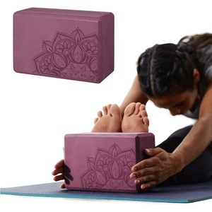 image:imageGaiam Yoga Block  Supportive LatexFree Eva Foam  Soft NonSlip Surface with Beveled Edges for Yoga Pilates MeditationAthenian Blush