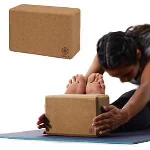 image:imageGaiam Yoga Block  Supportive LatexFree Eva Foam  Soft NonSlip Surface with Beveled Edges for Yoga Pilates MeditationCork