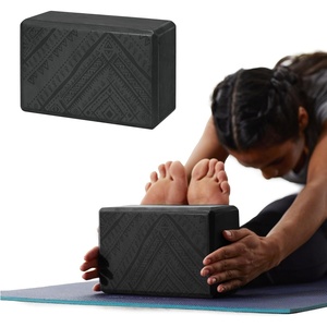 image:imageGaiam Yoga Block  Supportive LatexFree Eva Foam  Soft NonSlip Surface with Beveled Edges for Yoga Pilates MeditationNavajo Black