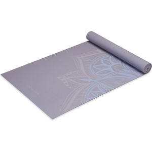 image:imageGaiam Yoga Mat  Premium 5mm Print Thick Non Slip Exercise amp Fitness Mat for All Types of Yoga Pilates amp Floor Workouts 68 x 24 x 5mm  Printed Design  Sticky NonSlip Surface  5mm Cushioning  Yoga Pilates amp Floor Workouts  68x24Dusty Purple Point